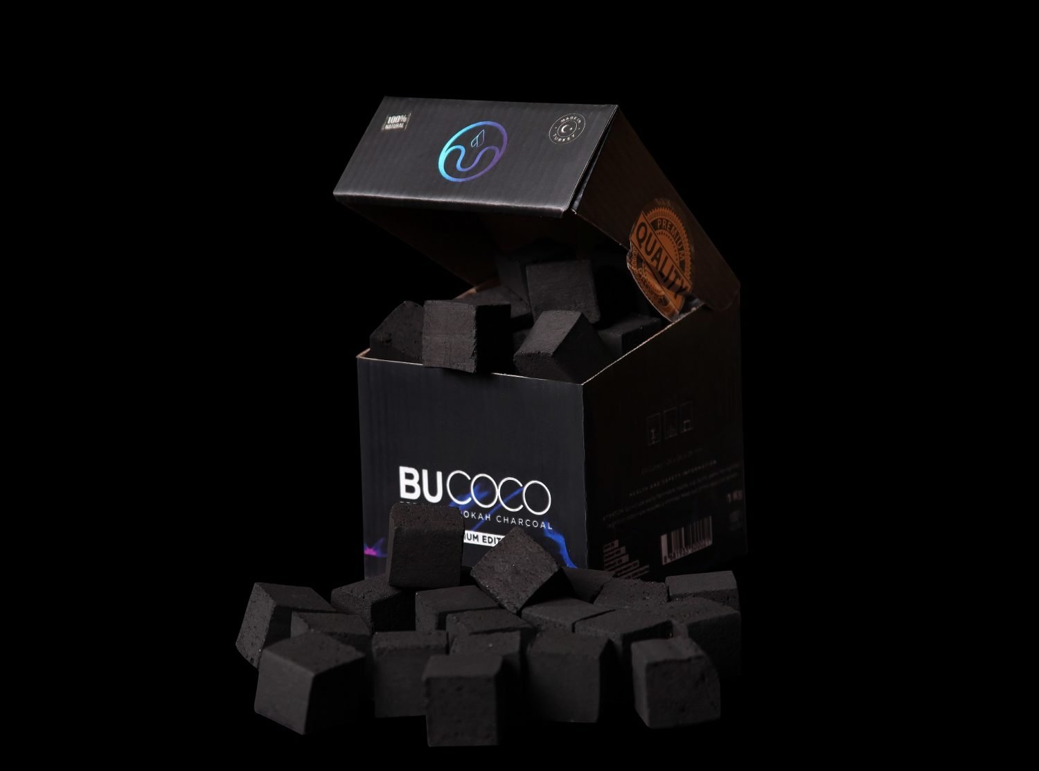 bucoco box with charcoal