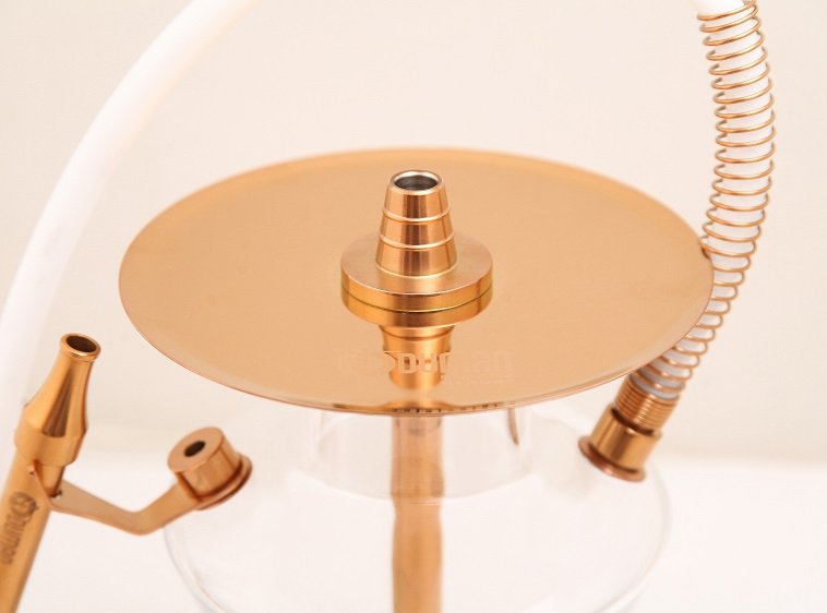 Oduman N2 Clear Gold Hookah – low-res-4